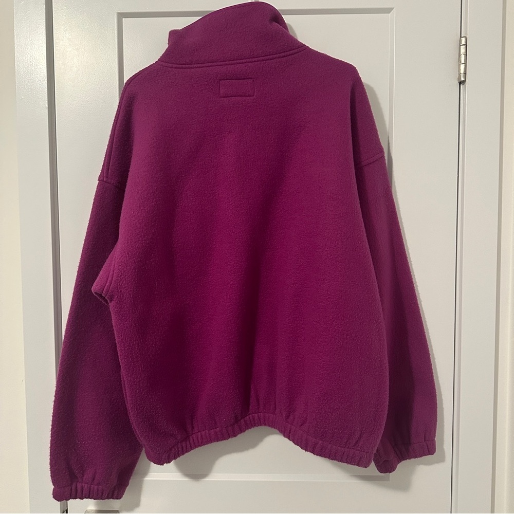 Discovery Bay Adventure Wear Vintage Fleece Purple Sweater Size Large Women’s - Picture 8 of 13